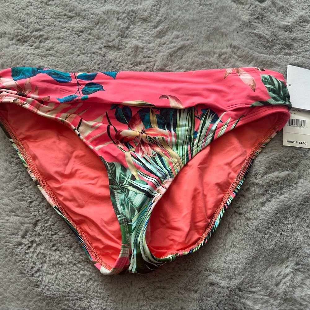 La Blanca Floral Bikini Bottom NWT Size 6